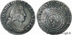 LOUIS XIV LE GRAND OU LE ROI SOLEIL Quart d écu aux palmes 1693 Lille