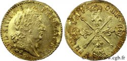 LOUIS XIV THE SUN KING Louis aux insignes, fausse réformation 1704 Caen (au différent de)