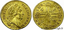 LOUIS XIV LE GRAND OU LE ROI SOLEIL Louis d or au soleil 1711 Paris