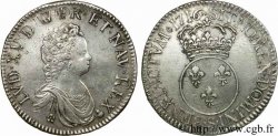LOUIS XV DIT LE BIEN AIMÉ Écu vertugadin 1716 Reims TTB