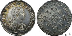 LOUIS XV DIT LE BIEN AIMÉ Quart d’écu dit  aux huit L  1725 Amiens TTB+