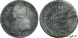 LOUIS XV DIT LE BIEN AIMÉ Demi-écu aux branches d olivier, buste habillé 1738 Bayonne TB