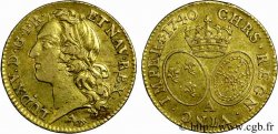 LOUIS XV DIT LE BIEN AIMÉ Louis d’or aux écus ovales, tête ceinte d’un bandeau 1740 Paris