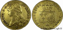 LOUIS XVI Double louis dit aux écus accolés 1786 Metz