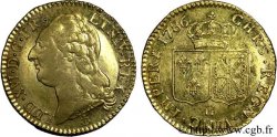 LOUIS XVI Louis d or aux écus accolés 1786 La Rochelle SUP
