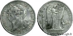 LOUIS XVI Écu dit au génie , type FRANÇOIS 1792 Paris