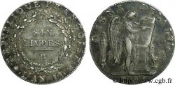 CONVENCION NACIONAL Six livres dit au génie 1793 Rouen