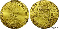 PAYS-BAS ESPAGNOLS - COMTÉ DE FLANDRE - PHILIPPE IV Double souverain 1644 Bruges