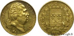 20 francs or Louis XVIII, tête nue 1816 Perpignan F.519/3 TTB