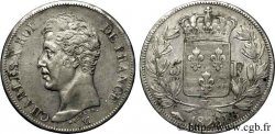 5 francs Charles X, 1er type 1826 Strasbourg F.310/17