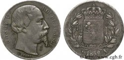 1/2 franc, buste âgé 1858  VG.2730  TTB