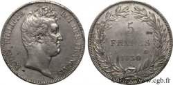 5 francs type Tiolier sans le I, tranche en creux 1830 Paris F.313/1