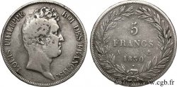 5 francs type Tiolier sans le I, tranche en relief 1830  Paris F.314/1 TB