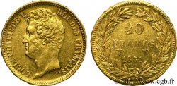 20 francs or Louis-Philippe, Tiolier, tranche inscrite en relief 1831 Lille F.525/5