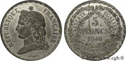 Concours de 5 francs, essai par Bovy 1848 VG.3065 var