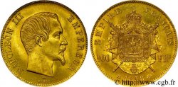 100 francs or Napoléon III tête nue 1858 Strasbourg F.550/6