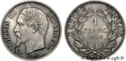1 franc Napoléon III, tête nue  1860 Strasbourg F.214/19 SPL