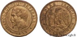 Un centime Napoléon III, tête nue 1853 Marseille F.102/7