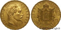 50 francs or Napoléon III, tête laurée 1862 Paris F.548/1