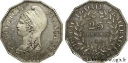 Essai de 25 centimes d’après Dupré 1881 Paris VG.3965