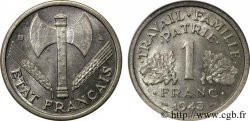 1 franc Francisque, poids léger 1943 Beaumont-le-Roger F.223/4