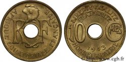 AFRIQUE ÉQUATORIALE FRANÇAISE 10 centimes AEF 1943 Prétoria