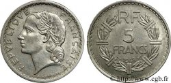 5 Francs Lavrillier en aluminium 1948 Beaumont-le-Roger F.339/15