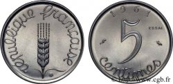 Essai de 5 centimes Épi 1961 Paris F.124/2