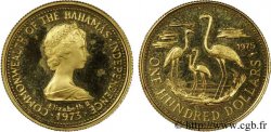 BAHAMAS - ÉLISABETH II 100 dollars or 1973-1975 Monnaie de Paris
