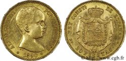 ESPAGNE - ROYAUME D ESPAGNE - ALPHONSE XIII 20 pesetas 1890 Madrid