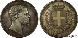 ITALIE - ROYAUME DE SARDAIGNE - VICTOR-EMMANUEL II 5 lires 1855 Turin