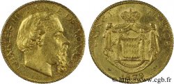 MONACO - PRINCIPAUTÉ DE MONACO - CHARLES III 20 francs or 1879 Paris