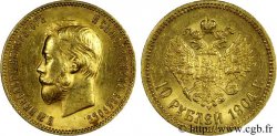RUSSIA - NICOLA II 10 roubles or 1904 Saint-Pétersbourg
