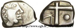 PETROCORES / NITIOBROGES, Incertaines Drachme “au style flamboyant”