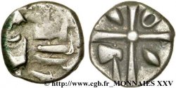VOLQUES TECTOSAGES (région de Toulouse) Drachme “à la tête cubiste”