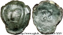 PARISII (Région de Paris) Bronze à la tête de face et à la swastika
