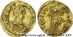 ROYAUME WISIGOTH - AQUITAINE Triens à la victoire à droite AU