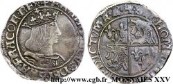 FRANÇOIS IER LE RESTAURATEUR DES LETTRES Teston du Dauphiné, 2e type, faux d’époque n.d. Romans