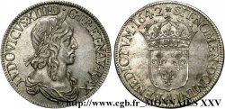 LOUIS XIII LE JUSTE Écu, buste drapé (1er buste de Jean Warin) 1642 Paris, Monnaie de Matignon SUP/SPL