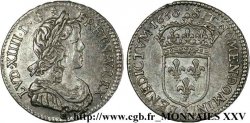 LOUIS XIV THE SUN KING Douzième d écu à la mèche longue 1660 Limoges