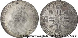 LOUIS XIV THE SUN KING Écu aux huit L, 2e type 1704 Rouen