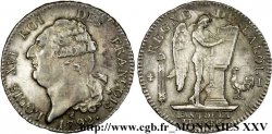 LOUIS XVI Écu dit au génie , type FRANÇOIS 1792 Limoges