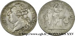 LOUIS XVI Demi-écu dit au génie , type FRANÇOIS 1792 Paris