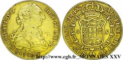 ESPAGNE - ROYAUME D ESPAGNE - CHARLES III Huit escudos 1787 Séville