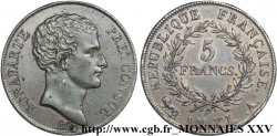 Essai au module de 5 francs par Galle, frappe médaille, effigie plus grosse 1803 Paris VG.1231
