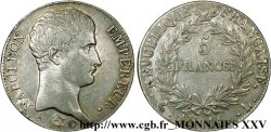 5 francs Napoléon empereur, calendrier révolutionnaire 1805 Bayonne F.303/25