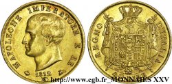 40 lire en or, 2e type, tranche en creux 1812 Milan VG.1370 