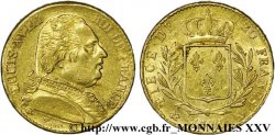 20 francs or Louis XVIII, buste habillé 1815 Bordeaux F.517/13