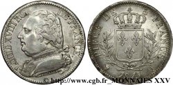 5 francs Louis XVIII, buste habillé 1815 Perpignan F.308/29