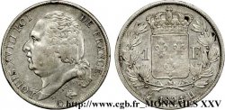 1 franc Louis XVIII 1824 La Rochelle F.206/59